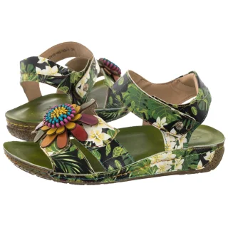 Sandały Maciejka Zielone K7418-09/00-1