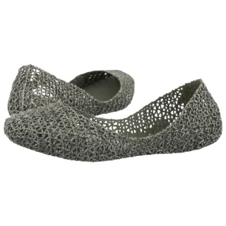 Baleriny Melissa Campana Papel VII AD 31512/BT089 Glitter Green