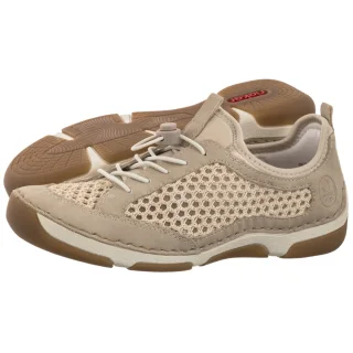 Półbuty Rieker Beżowe 55960-60 Beige
