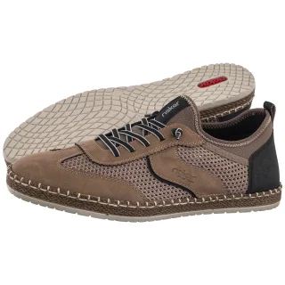 Półbuty Rieker Beżowe B5263-64 Beige