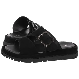 Klapki Wojas Czarne 74163-61