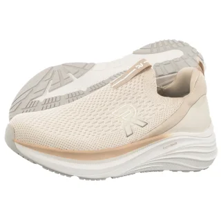 Półbuty Rieker Beżowe W4100-60 Beige