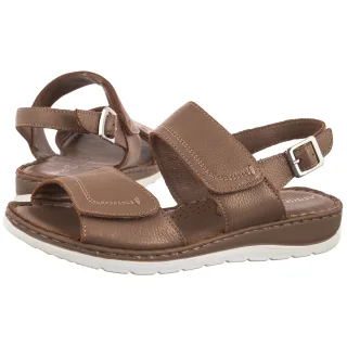 Sandały Caprice Brązowe 9-28153-42 310 Taupe Perlato