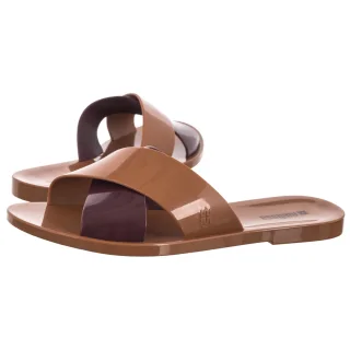 Klapki Melissa Essential Cross Slide 38071/BU403 Brown/Burgundy
