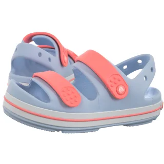 Sandałki Crocs Crocband Cruiser Sandal K Blue Frost/Guava 209423-4XQ