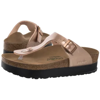 Japonki Papillio Gizeh Pap Flex Platform Electric Metallic Copper Vegan 1031235