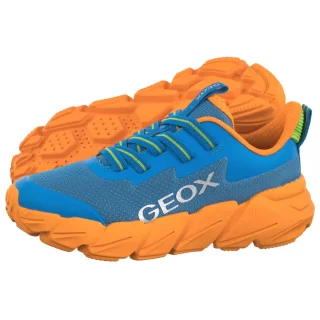 Sneakersy Geox J Flexyper Fast A Mesh+Trans Lt Blue/Orange J55N5A 0149J C0573