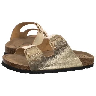 Klapki Filippo Złote DK7062/25 GO