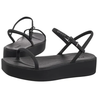 Sandały Crocs Miami Platform Y Strap Sandal Black 212012-001 