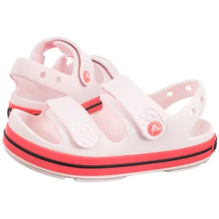 Sandałki Crocs Crocband Cruiser Neon Band Sandal Kid's Bubble Ice/Pink Blast 213345-7DE