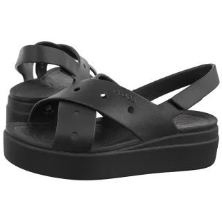 Sandały Crocs Brooklyn 4u Cross Strap Sandal Black 212254-001