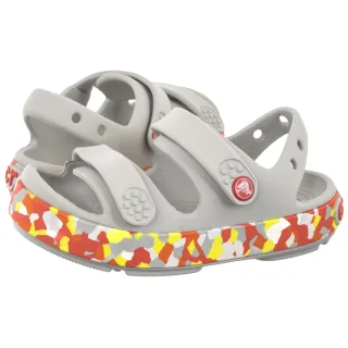 Sandałki Crocs Crocband Cruiser Glow Confetti Sandal Kids Atmosphere/Flame 212528-1X8