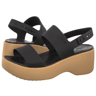 Sandały Crocs Brooklyn Sky Sandal Black/Cashew 212250-0RI