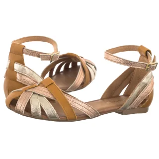 Sandały Maciejka Miedziane/Rude 01924-32/00-8