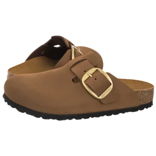 Klapki Birkenstock Boston Big Buckle Mink Tonal FB Leather 1032949