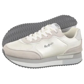 Sneakersy Pepe Jeans Rusper Shine White PLS60033 800