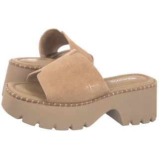 Klapki Tamaris Beżowe 1-27235-46 341 Taupe