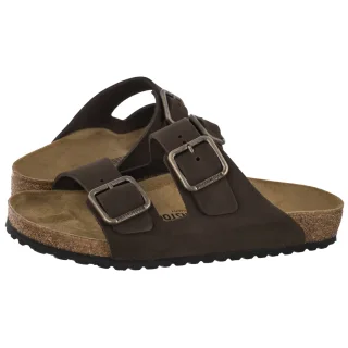 Klapki Birkenstock Arizona Wire Buckle Mocca Leather 1032761