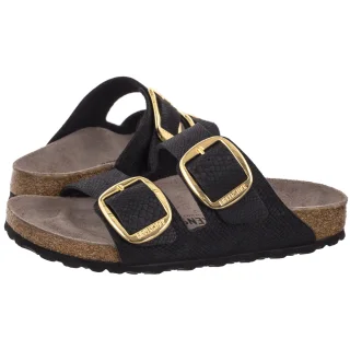 Klapki Birkenstock Arizona Big Buckle Python Black Eco Leather 1032881