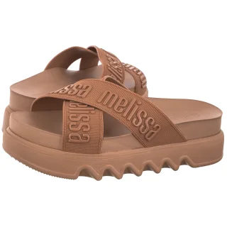 Klapki Melissa Cross M Lover Platform 37368/BU919 Brown/Brown