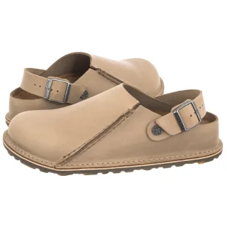 Kapcie Birkenstock Lutry Premium Wider Strap Tabacco Brown Natural Leather Oiled 1032562