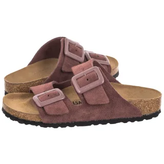 Klapki Birkenstock Arizona Cushion Buckle Pepper Suede 1033103