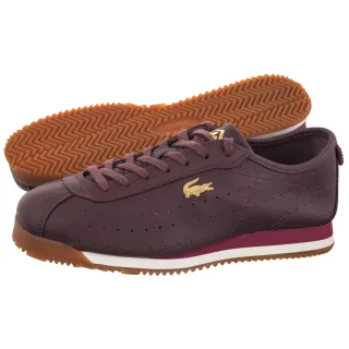 Sneakersy Lacoste Club-Low 2266 SFA Burg/Gum-Leather 752SFA0103AMD