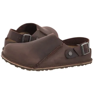 Klapki Birkenstock Lutry Premium Wider Strap Habana Leather Oiled 1032475