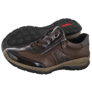 Półbuty Rieker Brązowe N3200-24 Brown