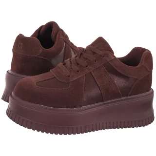 Sneakersy Big Star Burgundowe UU274050