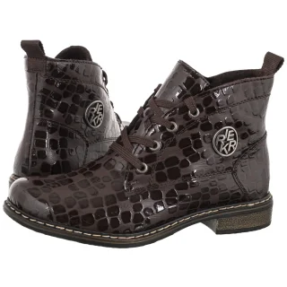 Botki Rieker Brązowe 71205-25 Brown