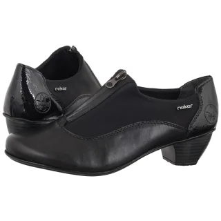 Półbuty Rieker Czarne 41765-00 Black