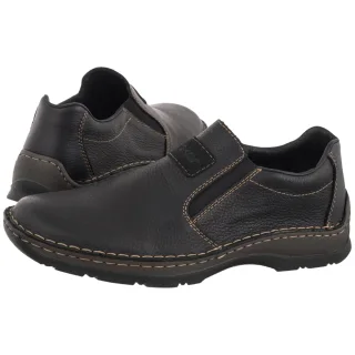 Półbuty Rieker Czarne 05370-00 Black