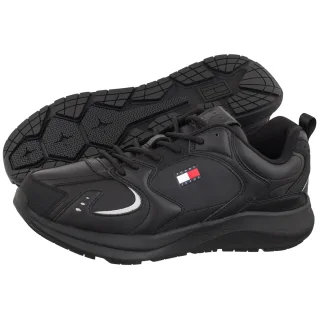 Sneakersy Tommy Hilfiger Tommy Jeans LTH Runner Tripie Black EM0EM01776 0GJ