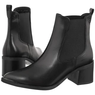 Botki Tamaris Czarne 1-25301-45 003 Black Leather