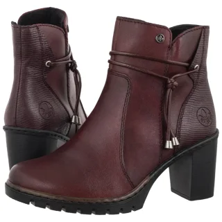 Botki Rieker Czerwone Y2567-35 Red