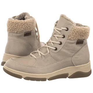Botki Rieker Beżowe L5603-60 Beige