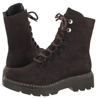 Trzewiki Rieker Brązowe 76729-25 Brown