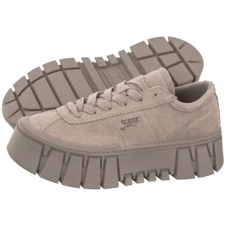 Sneakersy Tommy Hilfiger Tjw Platform Sneaker Suede Limestone Dust EN0EN03132 PKE