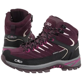 Buty Trekkingowe CMP Kids Rigel 2.0 Mid Wp Trekking Shoes 3Q19364J36CZ Black Berry-Amaranto