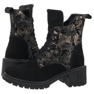 Botki Filippo Czarne DBT8021/26 BK GO