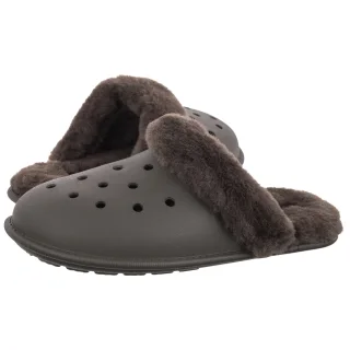 Kapcie Crocs Classic Fuzz Scuff Dark Cocoa 212143-2ME