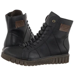 Botki Rieker Czarne Y3421-00 Black