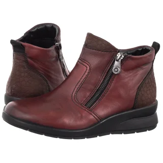 Botki Rieker Czerwone L4861-35 Red