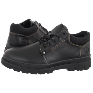 Półbuty Rieker Czarne B4001-00 Black