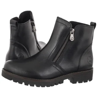 Botki Rieker Czarne 78556-00 Black