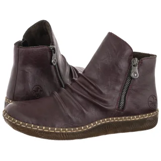 Botki Rieker Czerwone N2454-30 Red