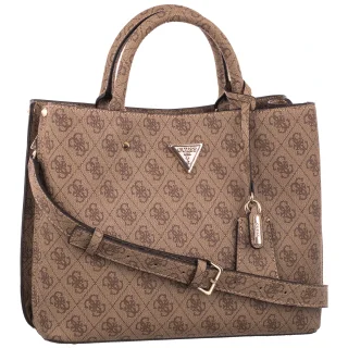 Torebka Guess Meridian II Girlfriend Satchel HWSG69 74060 Latte Logo