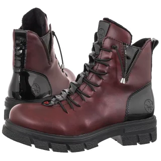 Trzewiki Rieker Czerwone Z9152-35 Red