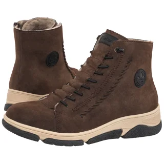 Trzewiki Rieker Brązowe L5654-25 Brown 